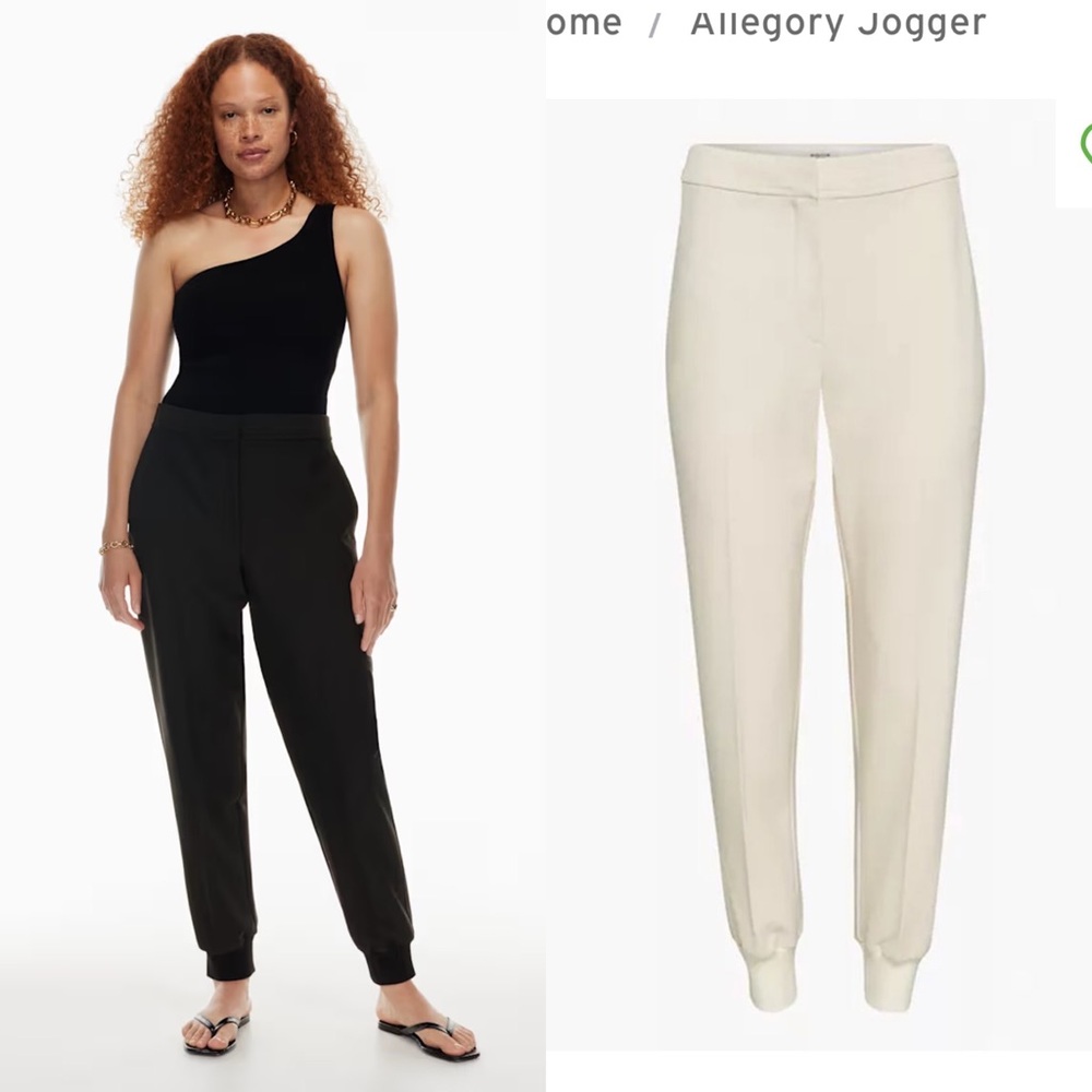 Aritzia Babaton Allegory Casual Stretch Comfy Versatile Jogger Pant Sz 4